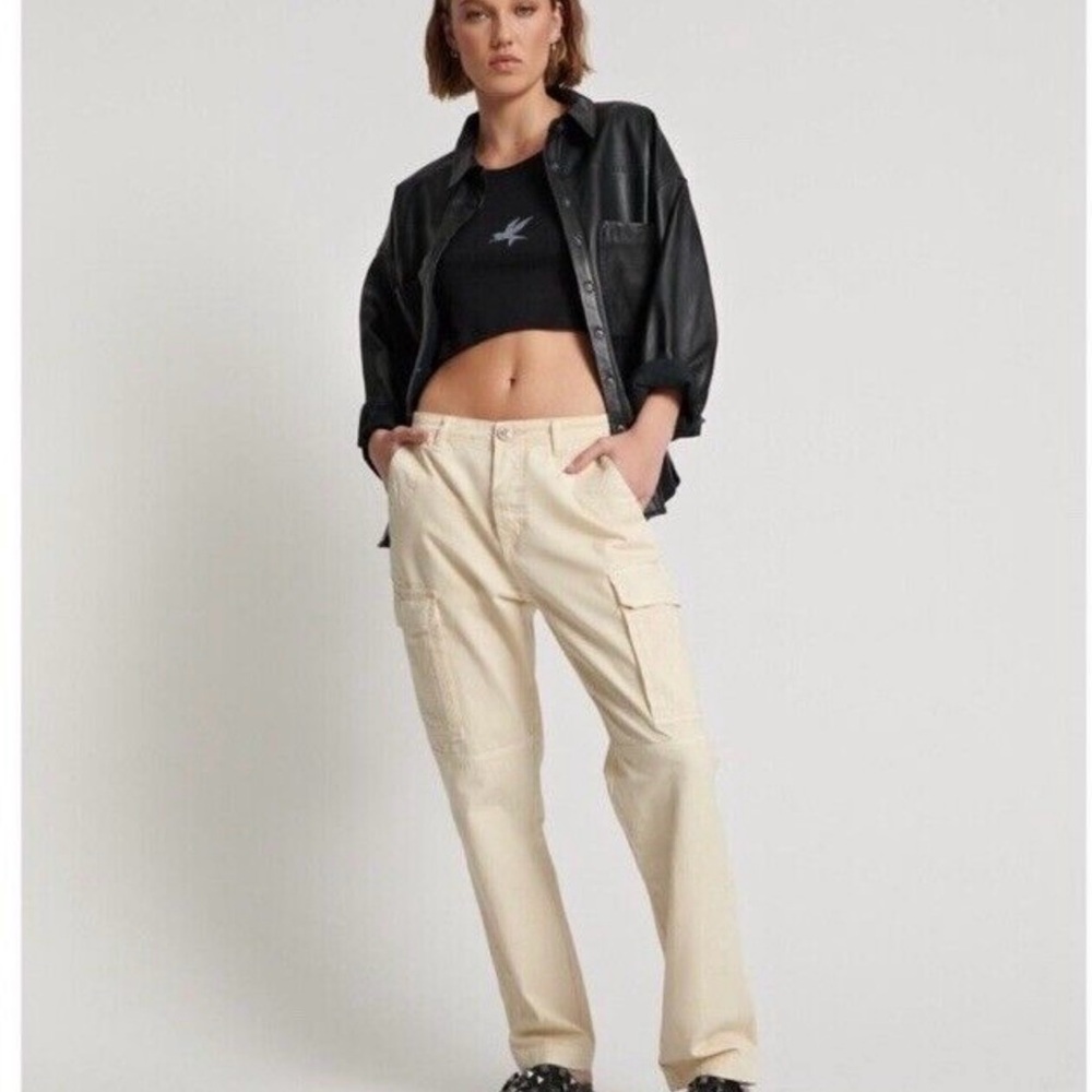 NWT One Teaspoon Cargo Motion  Pants, Size 32, Color Sand